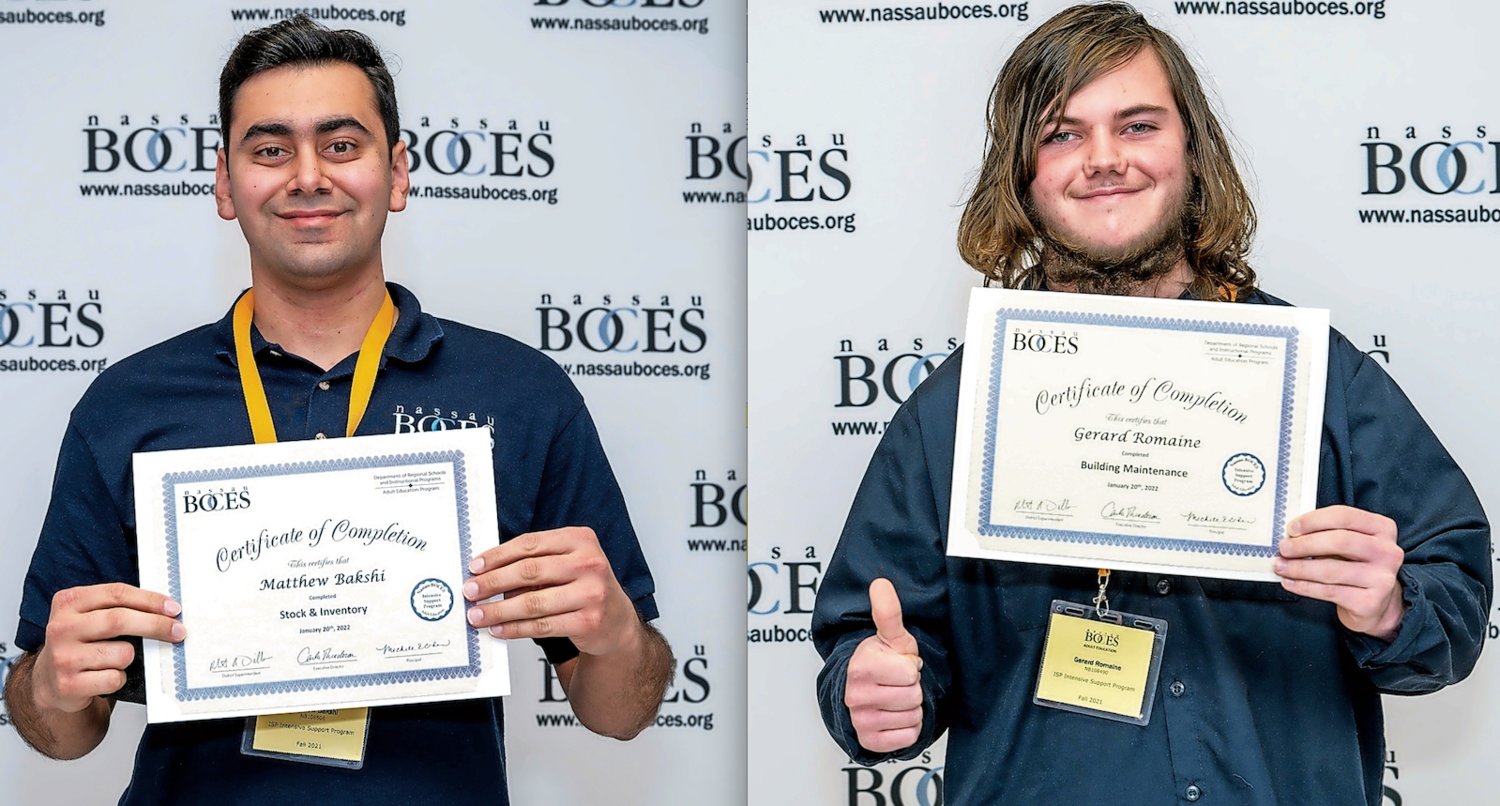 Five Towners Complete Nassau BOCES Program Herald Community 